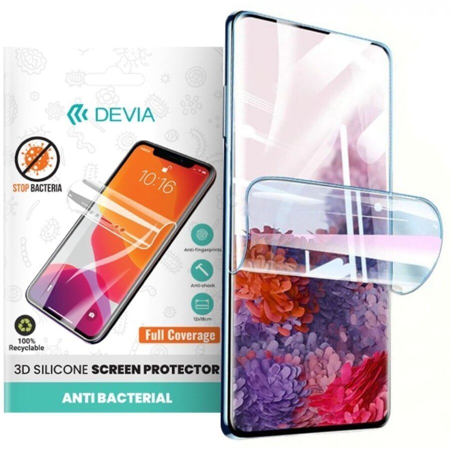 Folie protecție Devia Silicon Antibacterian pentru Xiaomi Redmi Note 13 Pro