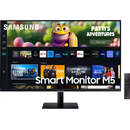 Monitor LED Samsung Smart M5 M50C LS32CM500EUXEN 31.5 inch FHD VA 4ms 60Hz Black