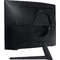 Monitor LED Gaming Curbat Samsung Odyssey G5 G55C LS32CG552EUXEN 31.5 inch QHD VA 1ms 165Hz Black