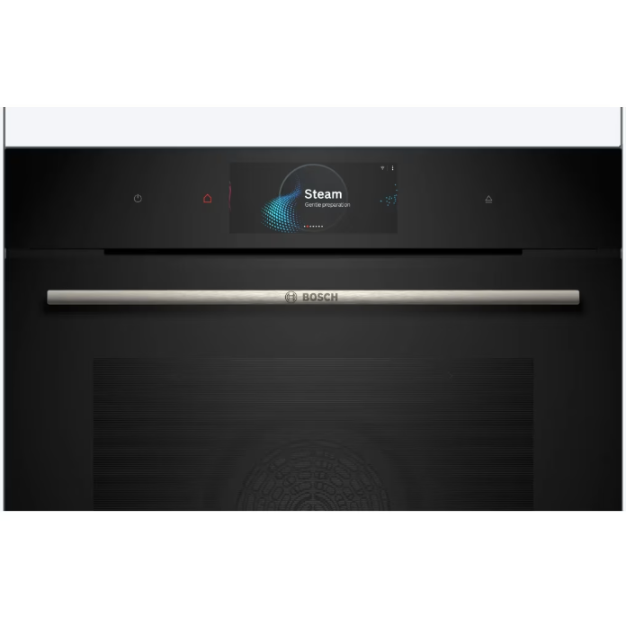 Cuptor Incorporabil Bosch HSG7584B1 Electric 71L Multifuncțional 23 Funcții Perfect Steam Air Fry Autocurățare EcoClean Direct Grill Home Connect Clasa A+ Negru — imaginea 3