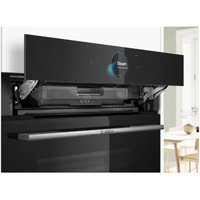 Cuptor Incorporabil Bosch HSG7584B1 Electric 71L Multifuncțional 23 Funcții Perfect Steam Air Fry Autocurățare EcoClean Direct Grill Home Connect Clasa A+ Negru — imaginea 6