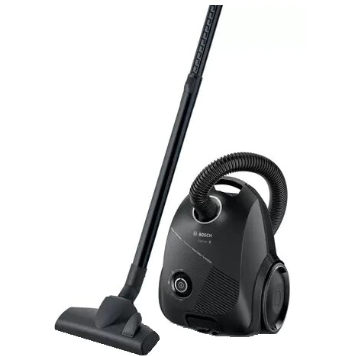 Aspirator  cu Sac BGLS2BA1 Serie 2  3.5L 600W  80dB Tub  Telescopic Perie Tapiterie Negru