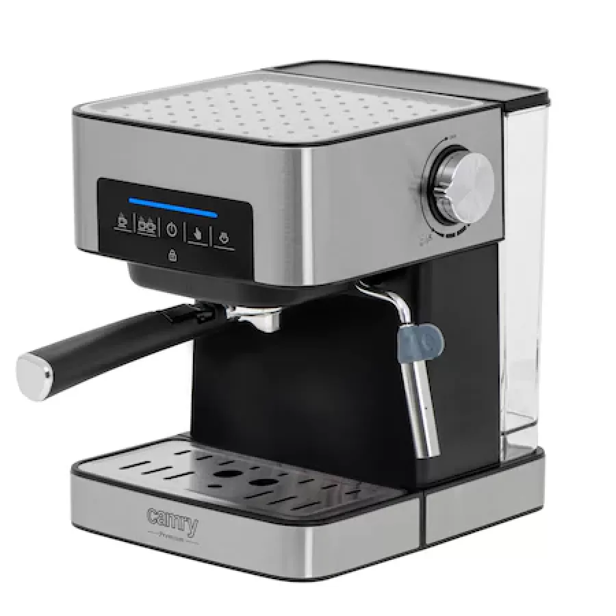 Espressor Semiautomat Camry CR 4410 1000W 15 bari 1.6L 3 Programe Argintiu/Negru