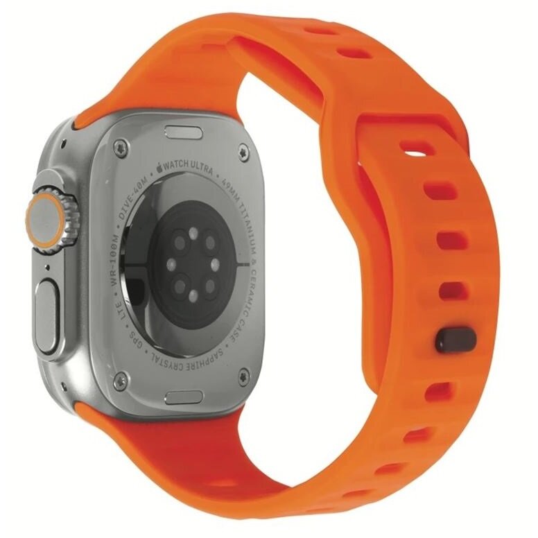Accesoriu smartwatch Strap compatibila cu Apple Watch 4/5/6/7/8/9/SE/Ultra1/2 42/44/45/49mm Orange