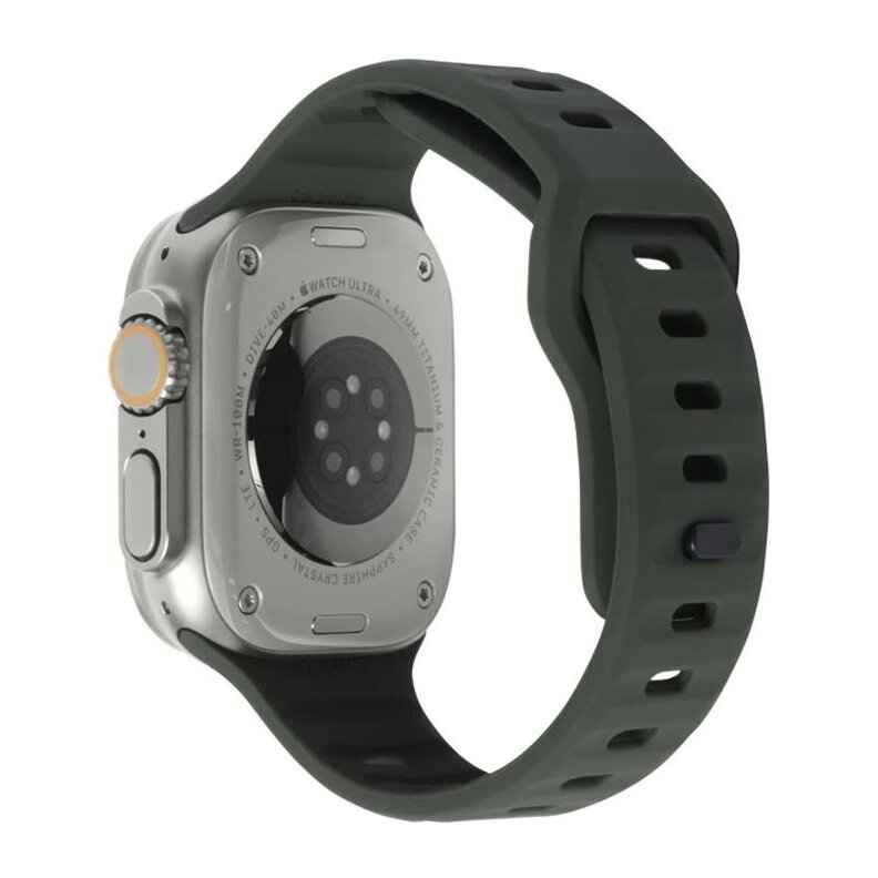 Accesoriu smartwatch Strap compatibila cu Apple Watch 4/5/6/7/8/9/SE/Ultra1/2 42/44/45/49mm Olive Green