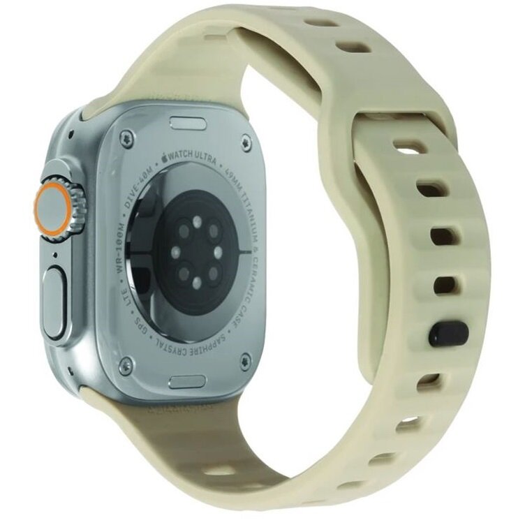 Accesoriu smartwatch Strap compatibila cu Apple Watch 4/5/6/7/8/9/SE/Ultra1/2 42/44/45/49mm Sand Brown