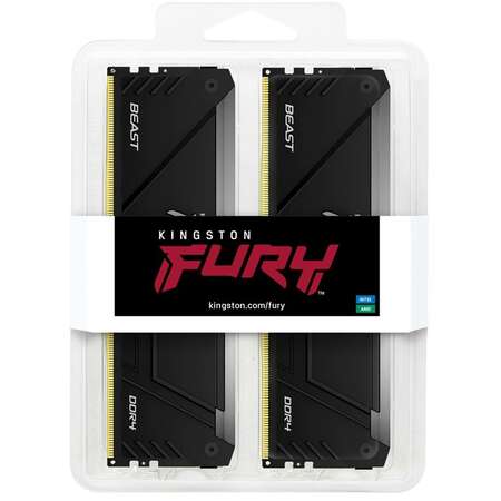 Memorie Kingston Technology FURY 32GB 3600Mhz DDR4 CL18 DIMM  Beast RGB Dual Channel
