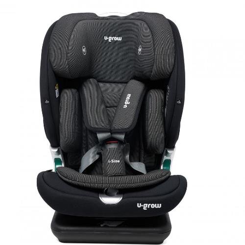 Scaun Auto Copil I-Size Goldfix Plus Isofix 76-150CM Boxa Bluetooth Negru