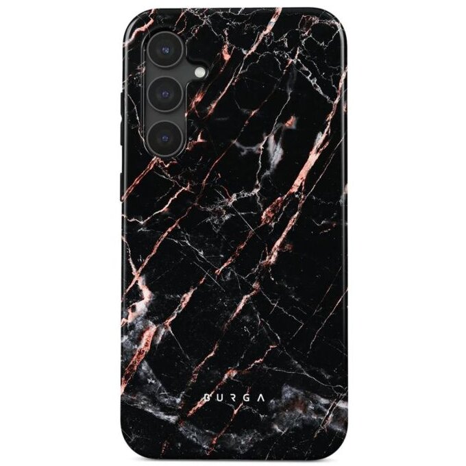 Husa Burga Dual Layer Rose Gold Marble pentru Samsung Galaxy S23 FE