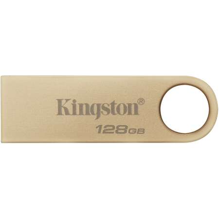 Memorie USB Kingston Technology DataTraveler 128GB 220MB/s Metal USB 3.2 Gen 1 SE9 G3 Auriu