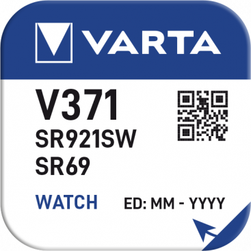Baterie Litiu Varta AG6 / V371 Silver Oxide Ceas — imaginea 2