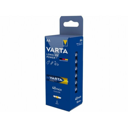 Baterie Alcalină Varta Longlife Power 4906 AA / LR6 Set 40xBuc