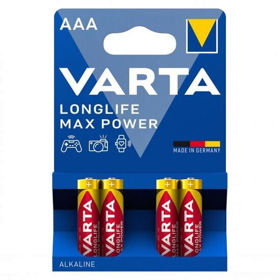 Baterie Alcalină Varta Longlife Max Power 4703 AAA / LR3 Set 4xBuc