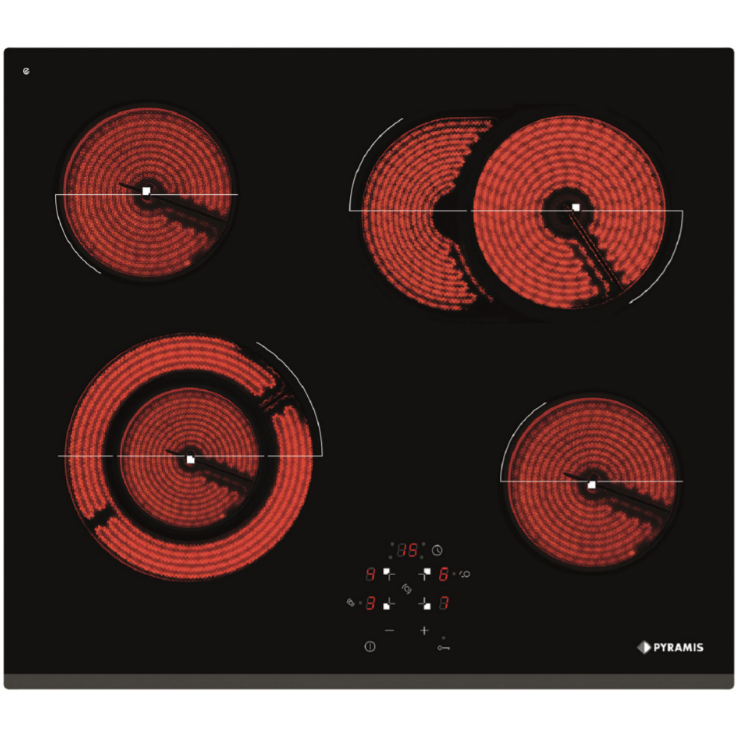 Plita Inductie PHI32230FMB Touch Control  9 Trepte   Timer Vitroceramica 2200W  Negru