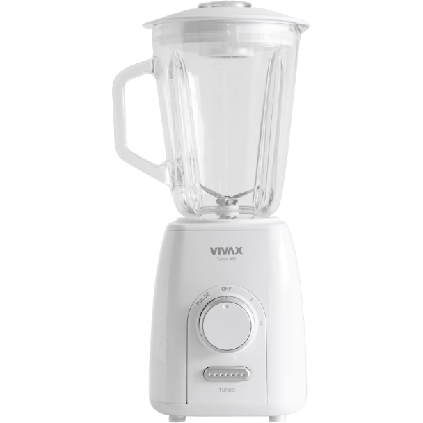 Blender BL-600G  600W  1.5L  2 Trepte  Functie PULSE Functie Zdrobire Gheata  Alb