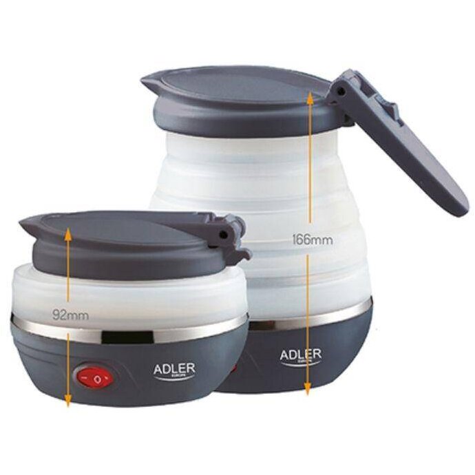 Fierbator Portabil   AD1279  750W  0.6L  Pliabil  Silicon  Alb