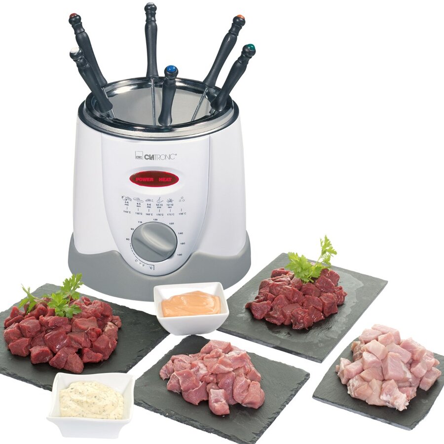 Friteuza Clatronic FFR 2916 Single 1 L Stand-Alone 900W Deep Fryer Alb — imaginea 3