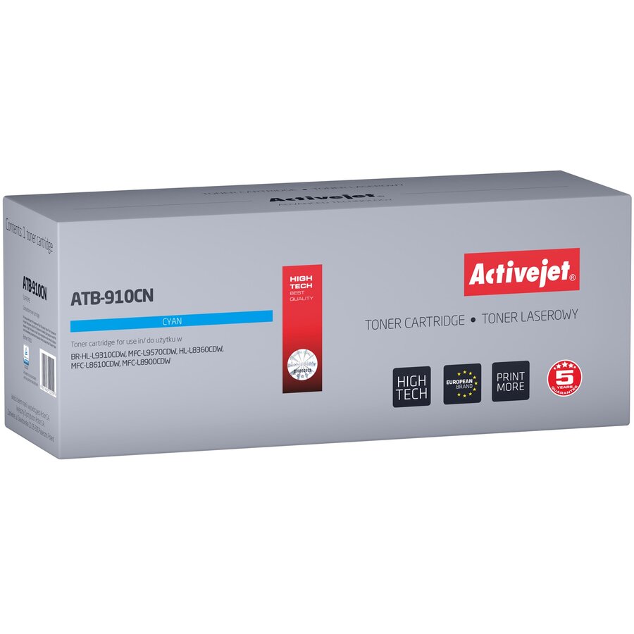 Toner ActiveJet ATB-910CN Compatibil Cyan