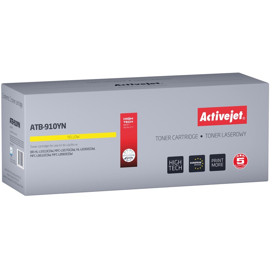 Toner ActiveJet ATB-910YN Compatibil Galben