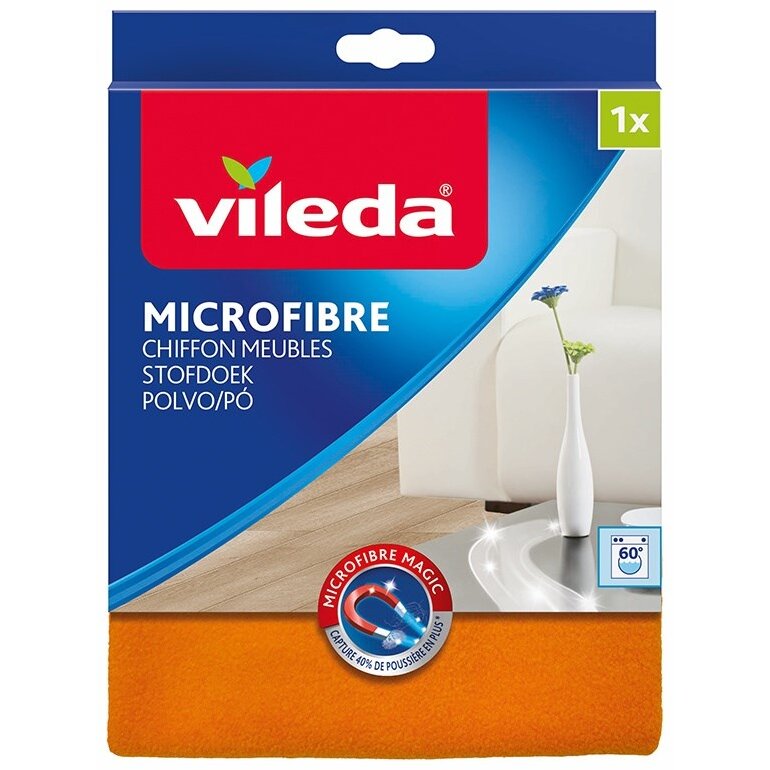 Laveta Microfibre Poliester Portocaliu