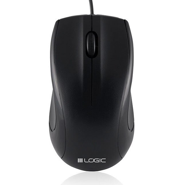 Mouse LM-12  USB Type-A Optic  1000DPI Ambidextru Negru