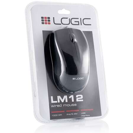 Mouse Modecom LM-12  USB Type-A Optic  1000DPI Ambidextru Negru