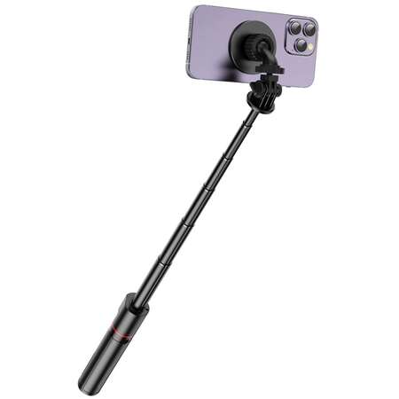 Selfie Stick TECH-PROTECT L06S, Bluetooth, MagSafe, Telecomanda, Negru