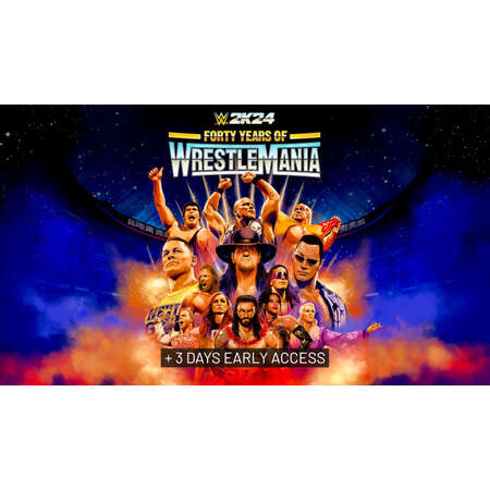 Joc PC 2K Games WWE 2K24 40 Years of Wrestlemania Edition