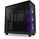 H6 Flow RGB Compact Dual-Chamber MiddleTower Negru