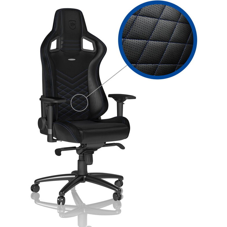 Scaun Gaming noblechairs EPIC Gaming Stuhl - schwarz/blau