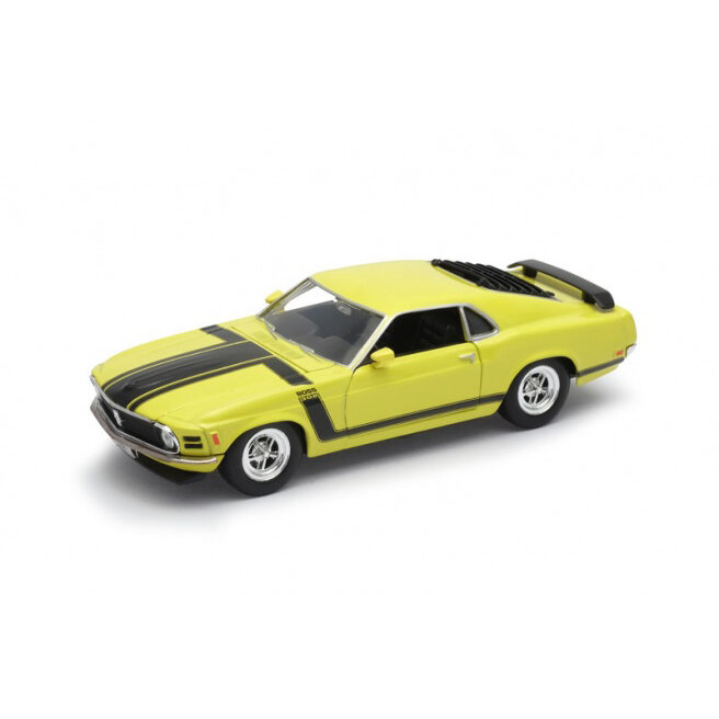 Macheta Auto Welly 1970 Ford Mustang Boss 1:24 302 22088 Galben