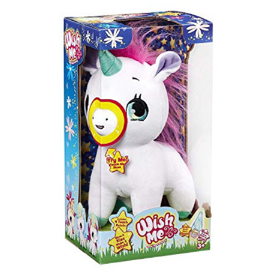 Unicorn Plus Interactiv Wish Me  WISH232  Alb