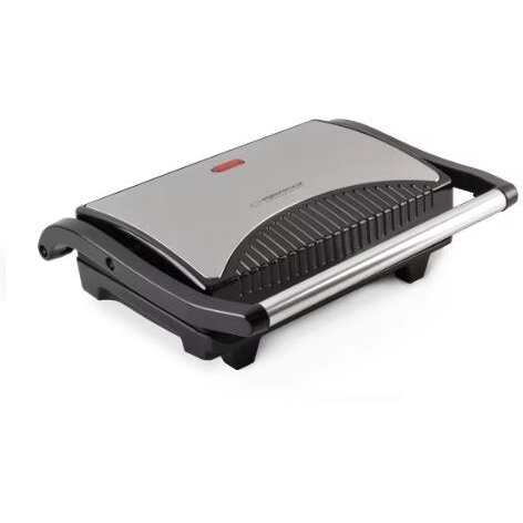 Grill Electric 750W Suprafata Ceramica Control Temperatura Argintiu/Negru