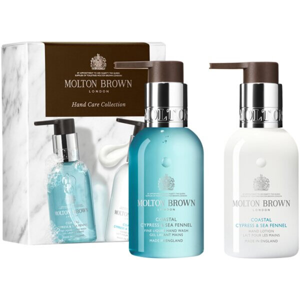 Set Ingrijirea Mainilor Coastal Cypress Sea Fennel Colection Sapun Lichid 100Ml + Lotiune Maini 100M