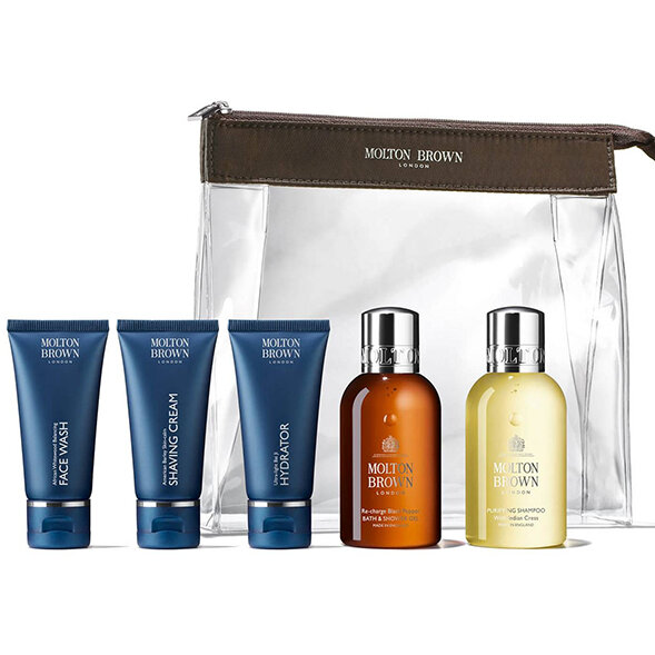 Set Well Groomed Wayferer Gents Carry On Bag Gel De Dus 100ml + Gel Curatare Faciala 30ml + Crema Ba