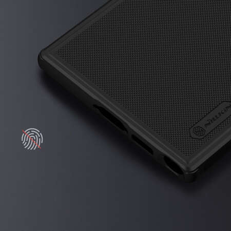 Husa Nillkin Super Frosted Shield Pro Neagra pentru Samsung Galaxy S23 Ultra S918