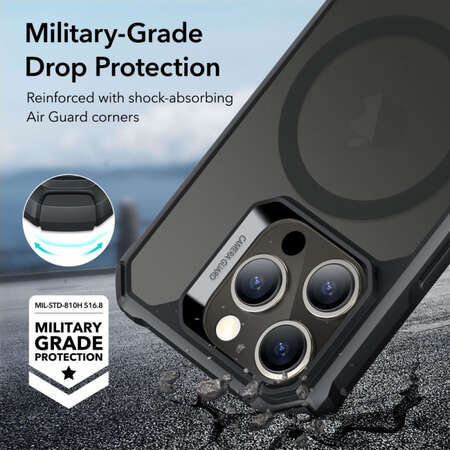 Husa ESR Air Armor Halolock Neagra MagSafe pentru Apple iPhone 15 Pro