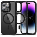 Magmat Clear Neagra MagSafe pentru Apple iPhone 15 Pro