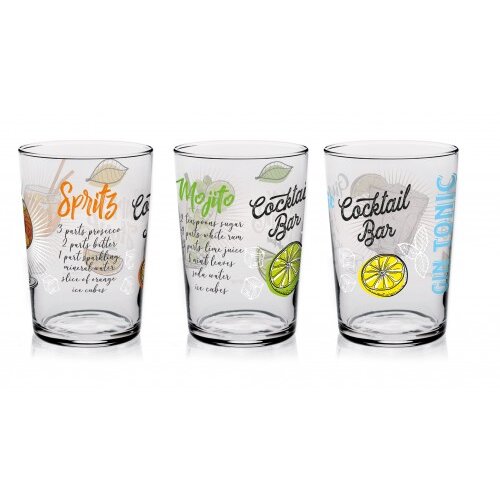 Set 3 Pahare de Apa CONIC DRINK Sticla 510ml