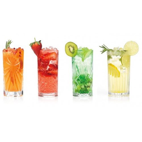 Set 4 Pahare Mixology Long Drink HB 37cl