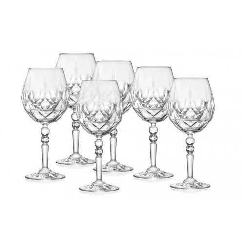 Set 6 Pahare cu Picior pentru Vin Alb Alkemist 532ml