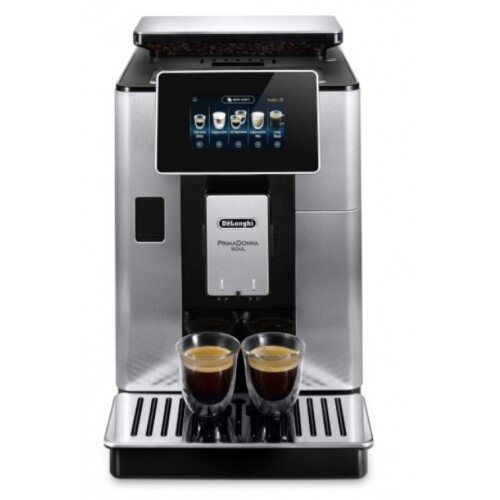 Espressor Cafea Automat PrimaDonna SOUL ECAM 610.74.MB 1450W 19xBar 2.2l LatteCrema System Argintiu 