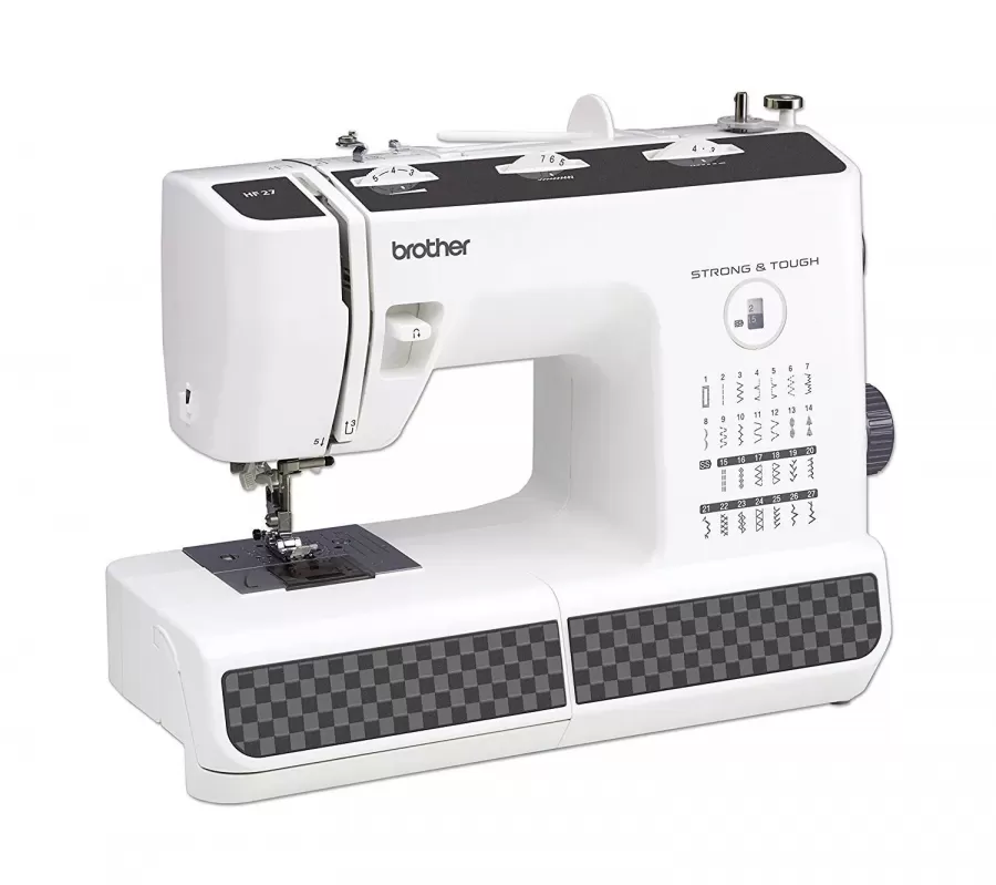 Mașina De Cusut Brother HF27 Electrica Iluminare Led 27 Cusături Alb