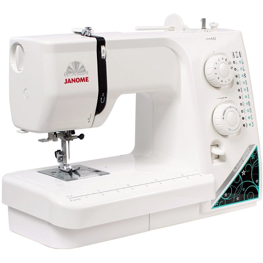 Masina De Cusut Jubilee 60507 Manuala 55W 19 Cusaturi Alb