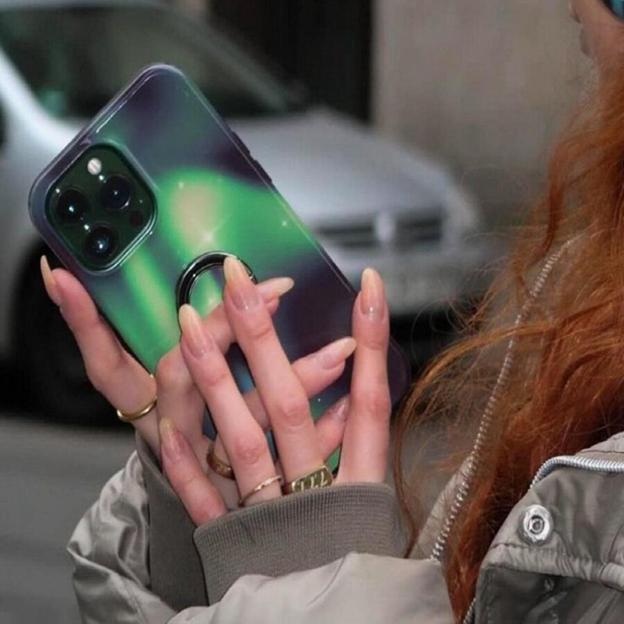 Husa Burga Dual Layer Aurora pentru iPhone 15 Pro Max — imaginea 4