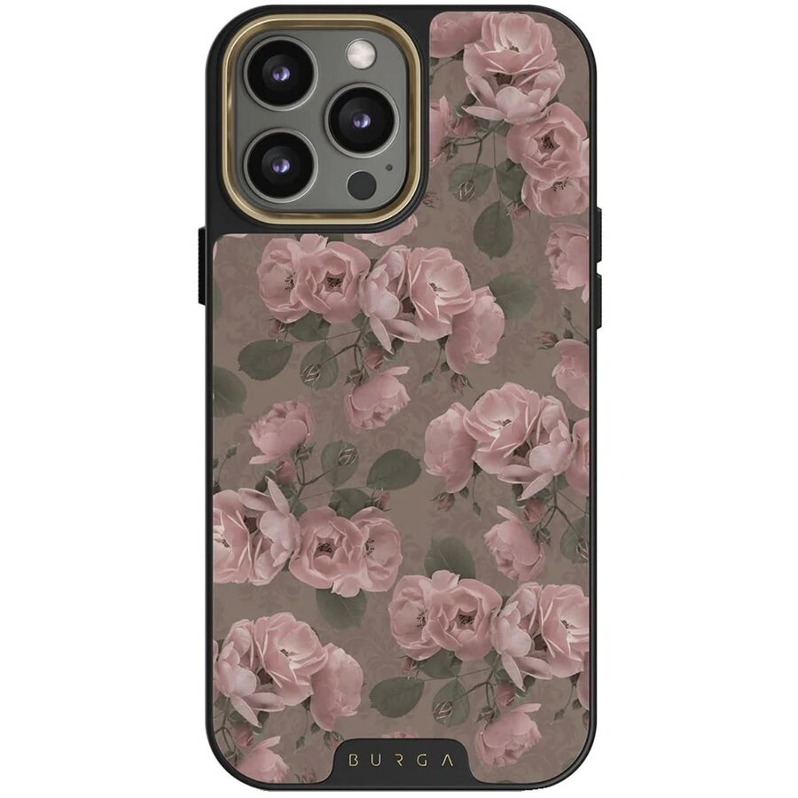 Husa Burga Elite Gold Vintage Glamour pentru iPhone 15 Pro