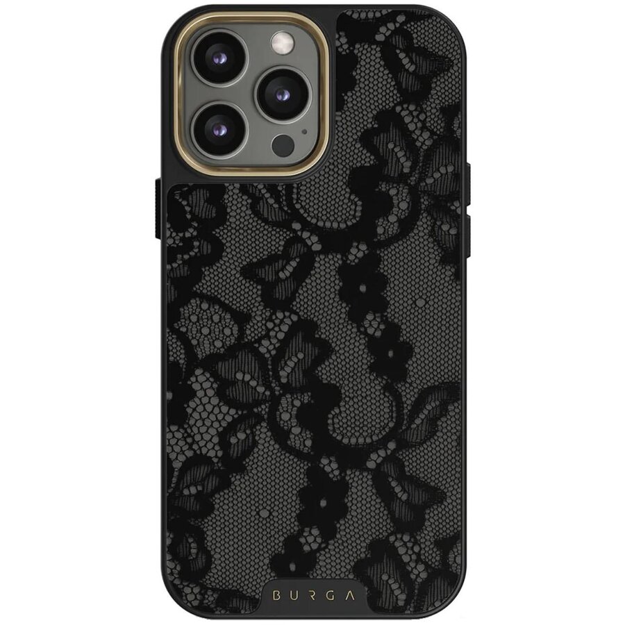 Husa Burga Elite Gold Magnetic pentru iPhone 15 Pro