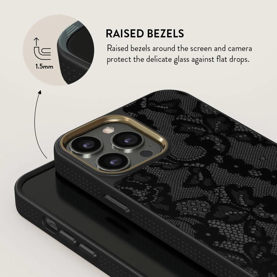 Husa Burga Elite Gold Magnetic pentru iPhone 15 Pro — imaginea 4
