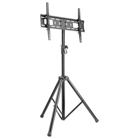 Stand TV de Podea FS08-46T Mobil Portabil Diagonale 37-55Inch Max.35KG Negru