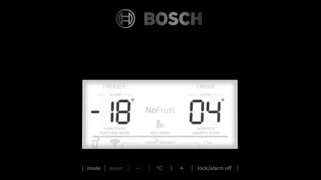 Combina Frigorifica Bosch No Frost Iluminare Led H 203cm Clasa A++ Negru